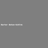 Harter Beton-Schirm